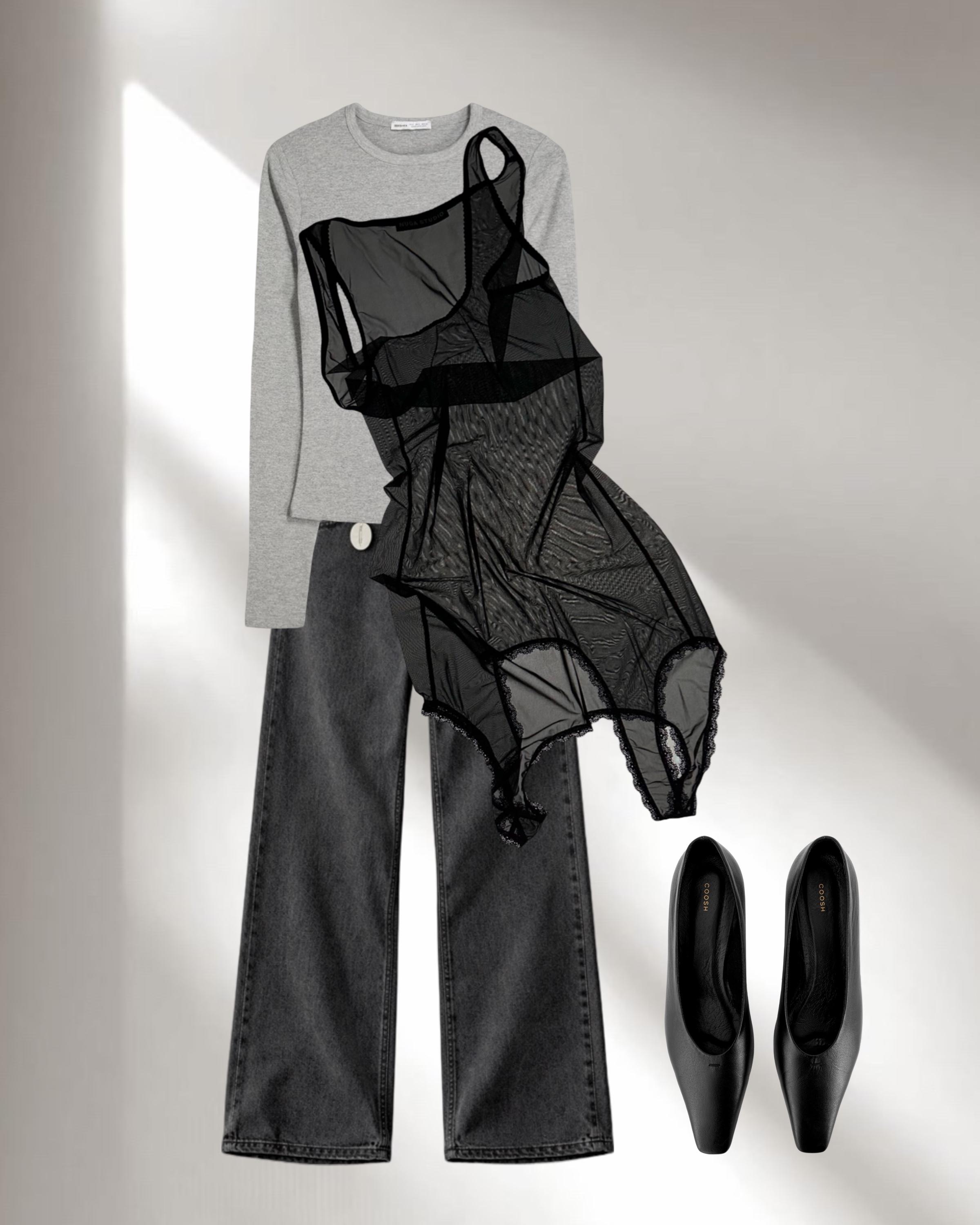 Outfit with lace