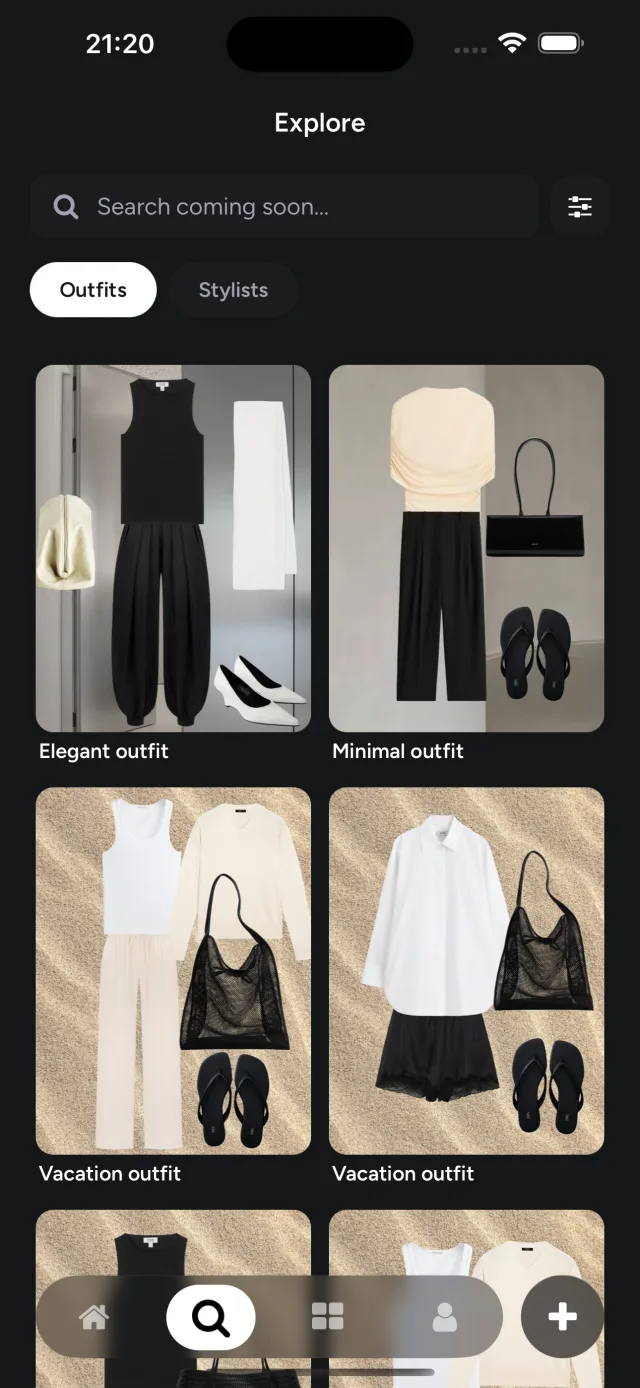 Explore — the Stylor app